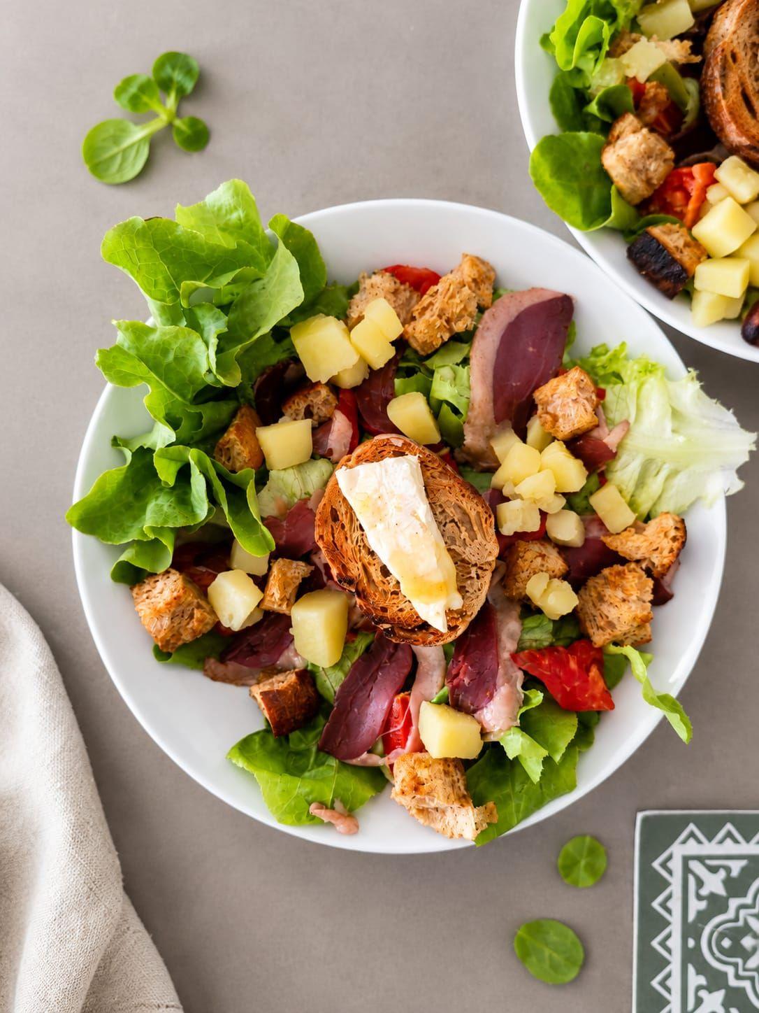 Salade de magret fumé