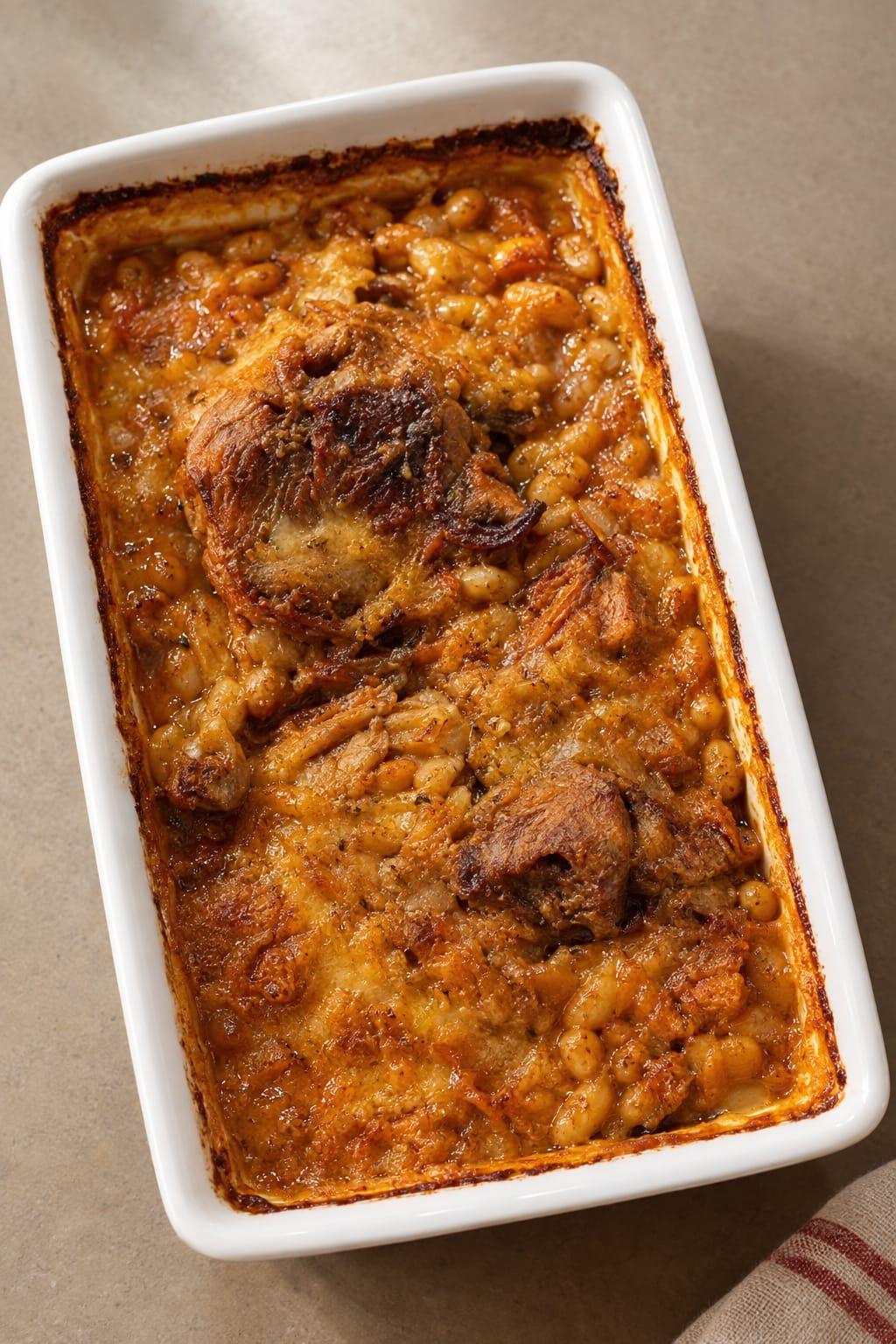 Cuisses de canard confites façon cassoulet