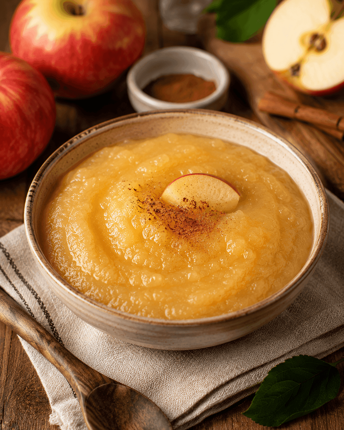 Compote de pommes maison