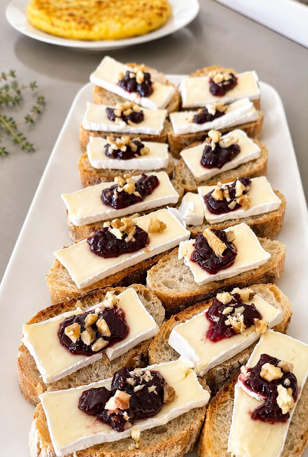 Pinchos au brie