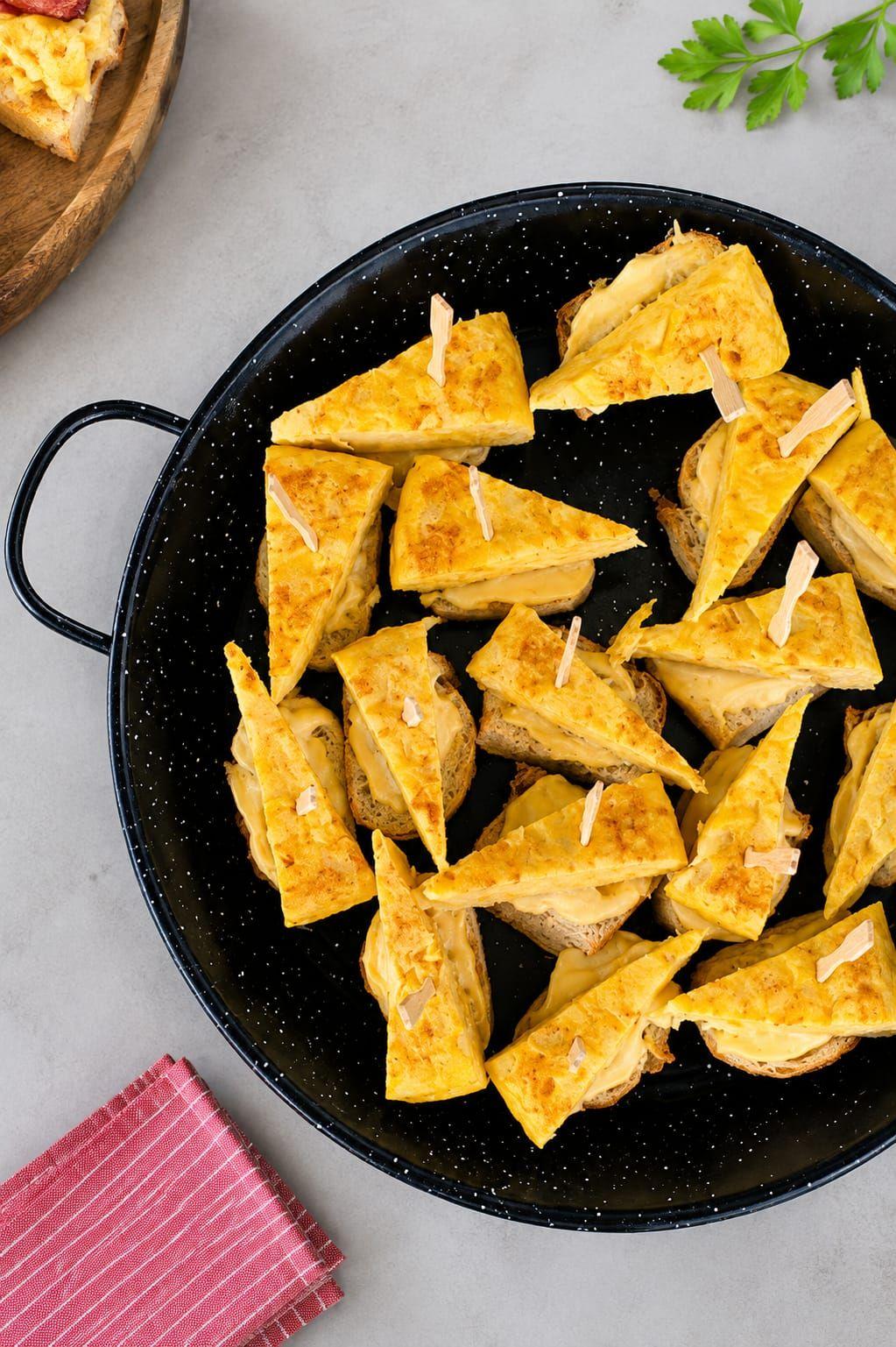 Pinchos de tortilla à l’aïoli