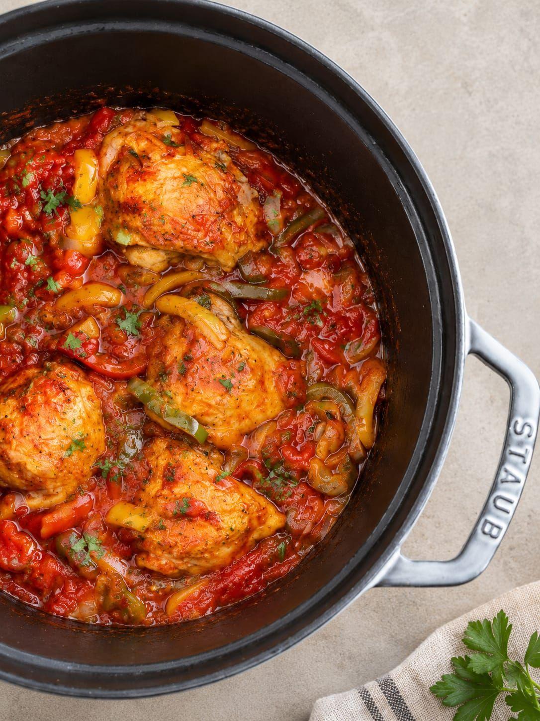 Poulet basquaise
