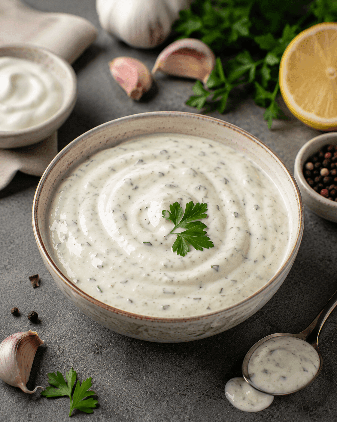 Sauce blanche kebab