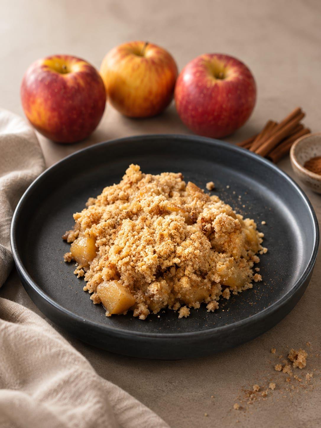 Crumble aux pommes