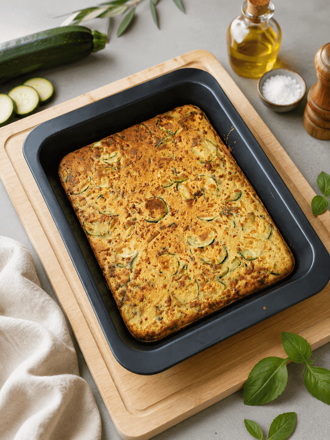 Scarpaccia de courgettes